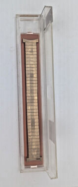 Vintage Bulova Flex Watch Mens Band Stainless Steel Back 10KT RGP Tops